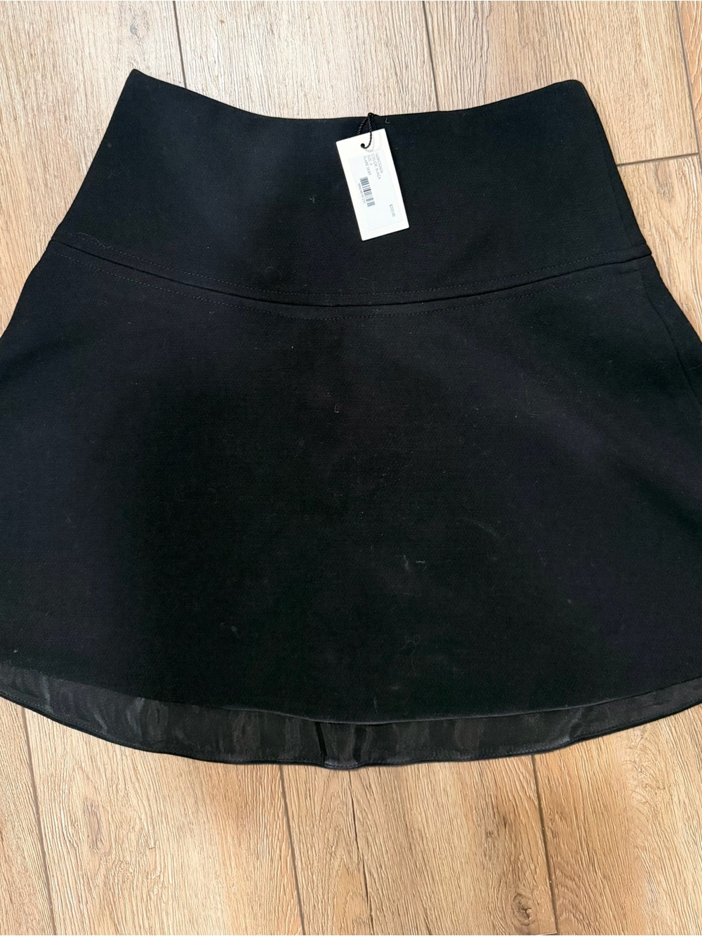 Black A-Line Mini Skirt - Classic Women's Skirt 0346